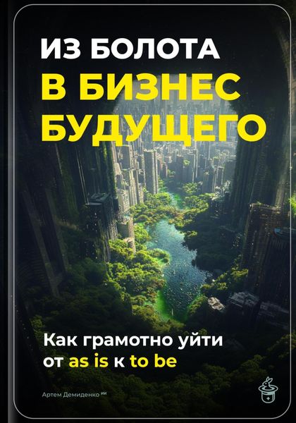 Обложка книги «Из болота в бизнес будущего: Как грамотно уйти от as is к to be»