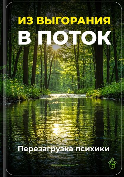 Обложка книги  «Из выгорания в поток: Перезагрузка психики»
