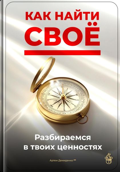 Обложка книги «Как найти своё: Разбираемся в твоих ценностях»