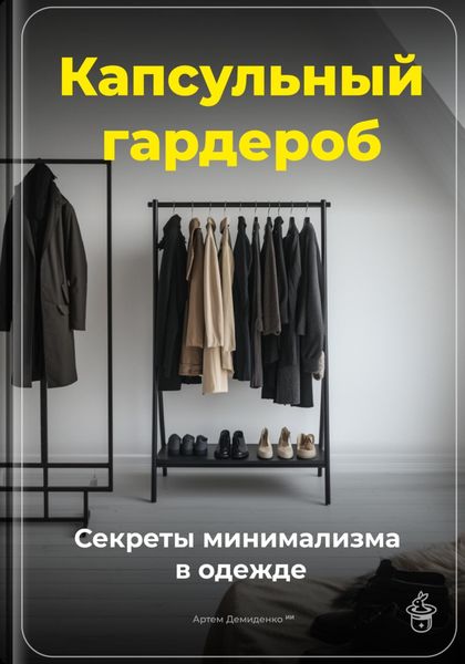 Обложка книги  «Капсульный гардероб: Секреты минимализма в одежде»