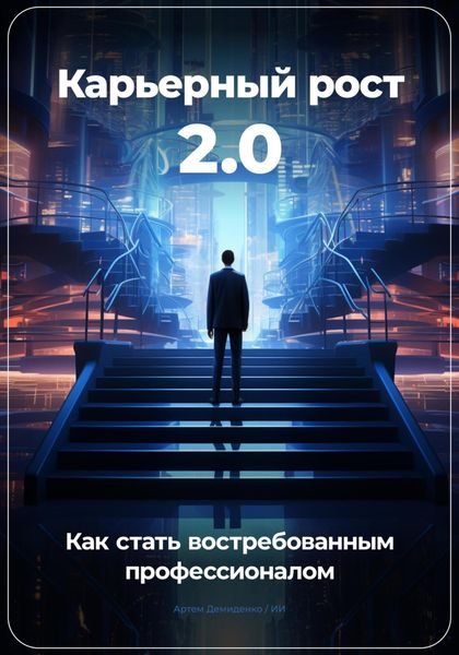 Обложка книги  «Карьерный рост 2.0: Как стать востребованным профессионалом»