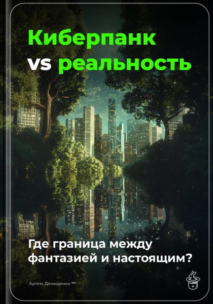 Обложка книги  «Киберпанк vs реальность: Где граница между фантазией и настоящим?»