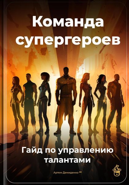 Обложка книги  «Команда супергероев: Гайд по управлению талантами»