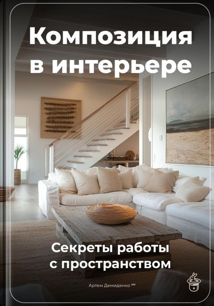 Обложка книги  «Композиция в интерьере: Секреты работы с пространством»