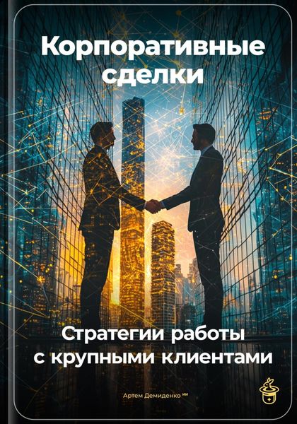 Обложка книги  «Корпоративные сделки: Стратегии работы с крупными клиентами»