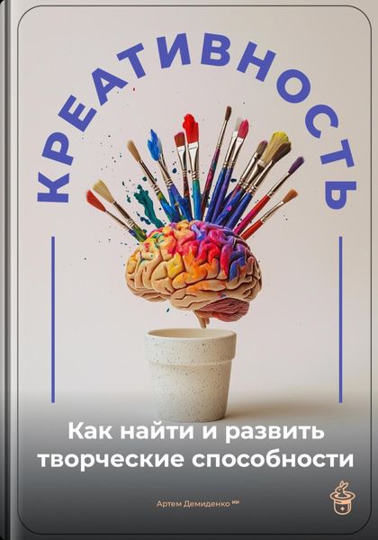 Обложка книги  «Креативность: Как найти и развить творческие способности»
