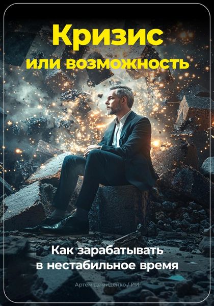 Обложка книги  «Кризис или возможность: Как зарабатывать в нестабильное время»