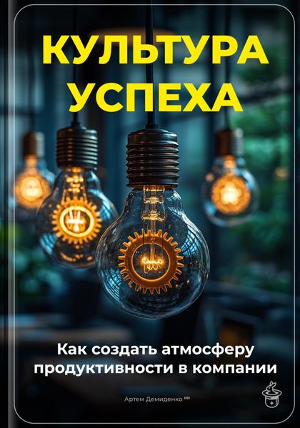 Обложка книги  «Культура успеха: Как создать атмосферу продуктивности в компании»