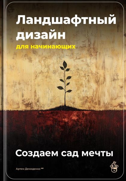 Обложка книги  «Ландшафтный дизайн для начинающих: Создаем сад мечты»