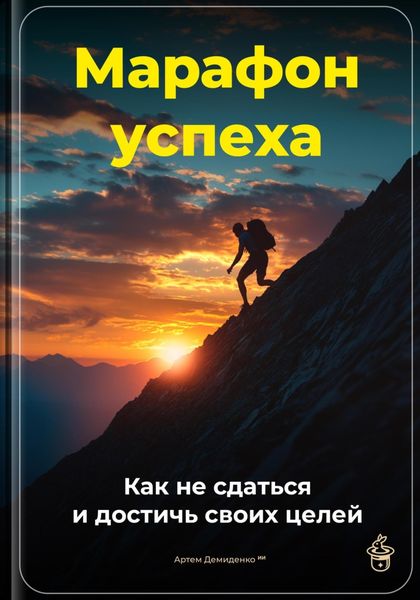 Обложка книги  «Марафон успеха: Как не сдаться и достичь своих целей»