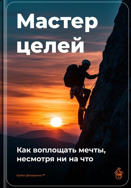 Обложка книги  «Мастер целей: Как воплощать мечты, несмотря ни на что»