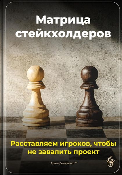 Обложка книги «Матрица стейкхолдеров: Расставляем игроков, чтобы не завалить проект»