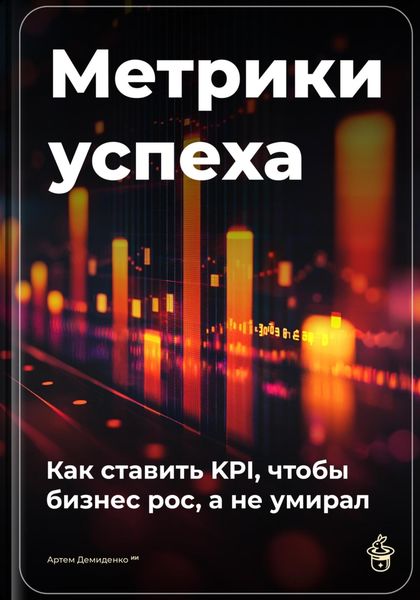 Обложка книги «Метрики успеха: Как ставить KPI, чтобы бизнес рос, а не умирал»