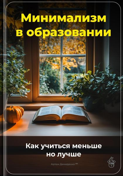 Обложка книги  «Минимализм в образовании: Как учиться меньше, но лучше»