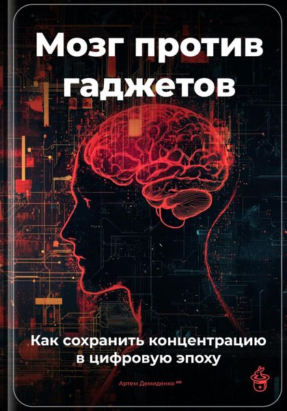 Обложка книги  «Мозг против гаджетов: Как сохранить концентрацию в цифровую эпоху»