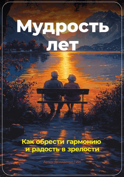Обложка книги  «Мудрость лет: Как обрести гармонию и радость в зрелости»