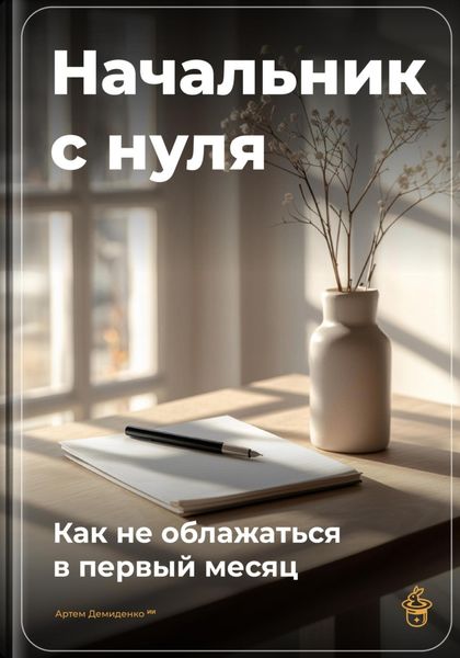 Обложка книги  «Начальник с нуля: Как не облажаться в первый месяц»