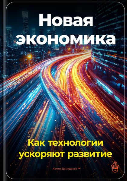 Обложка книги  «Новая экономика: Как технологии ускоряют развитие»