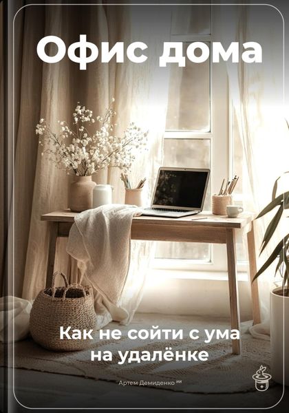Обложка книги  «Офис дома: Как не сойти с ума на удалёнке»