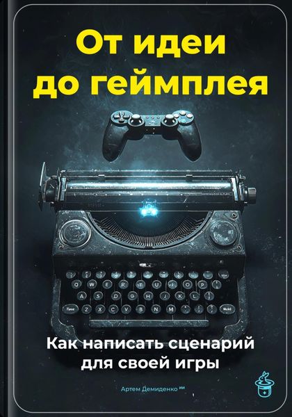 Обложка книги  «От идеи до геймплея: Как написать сценарий для своей игры»