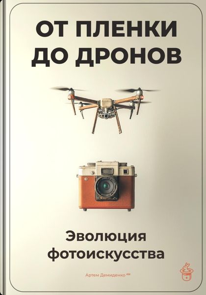 Обложка книги  «От пленки до дронов: Эволюция фотоискусства»