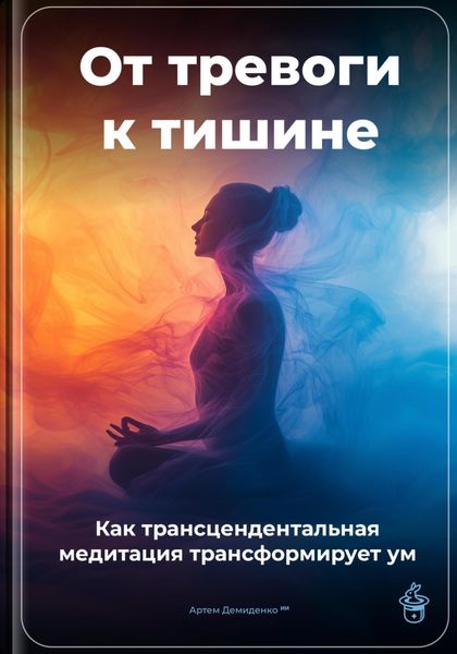 Обложка книги  «От тревоги к тишине: Как трансцендентальная медитация трансформирует ум»
