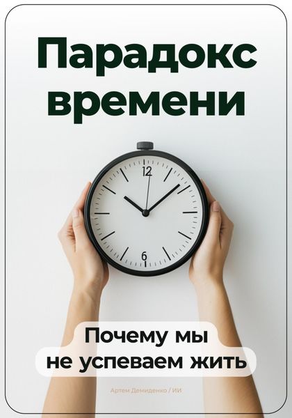 Обложка книги  «Парадокс времени: Почему мы не успеваем жить»