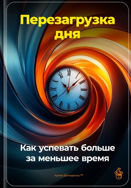Обложка книги  «Перезагрузка дня: Как успевать больше за меньшее время»