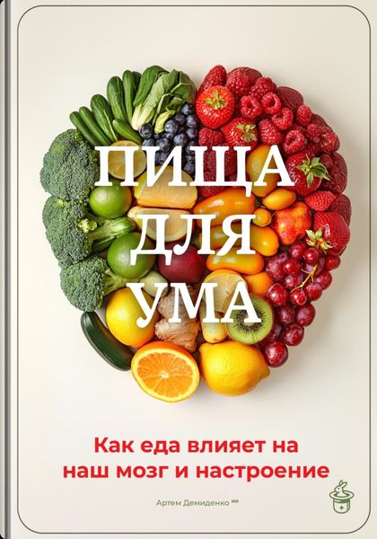 Обложка книги  «Пища для ума: Как еда влияет на наш мозг и настроение»