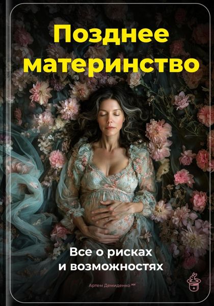 Обложка книги  «Позднее материнство: Все о рисках и возможностях»