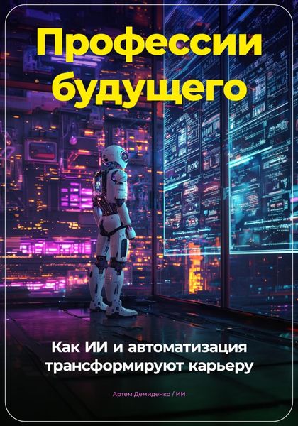 Обложка книги  «Профессии будущего: Как ИИ и автоматизация трансформируют карьеру»