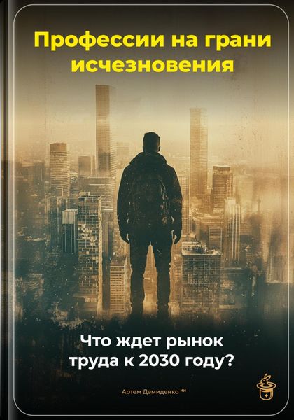 Обложка книги  «Профессии на грани исчезновения: Что ждет рынок труда к 2030 году?»