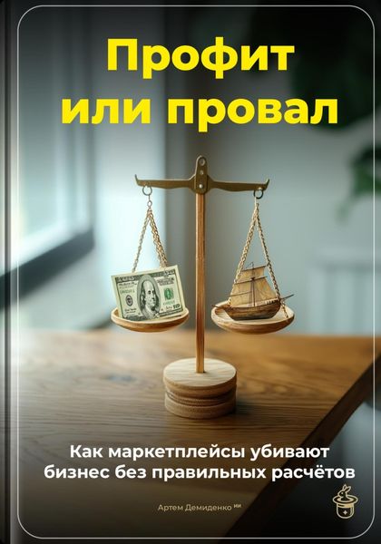 Обложка книги  «Профит или провал: Как маркетплейсы убивают бизнес без правильных расчётов»