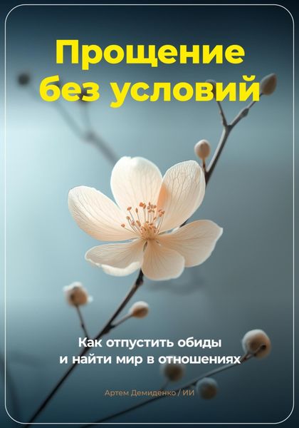 Обложка книги  «Прощение без условий: Как отпустить обиды и найти мир в отношениях»