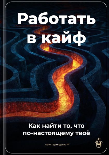 Обложка книги  «Работать в кайф: Как найти то, что по-настоящему твоё»