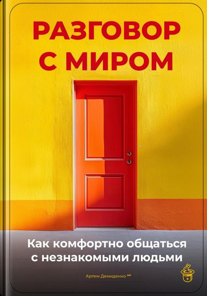 Обложка книги  «Разговор с миром: Как комфортно общаться с незнакомыми людьми»