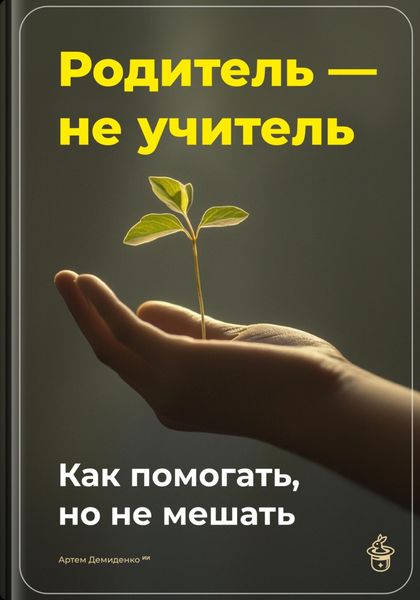 Обложка книги  «Родитель – не учитель: Как помогать, но не мешать»