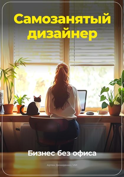 Обложка книги  «Самозанятый дизайнер: Бизнес без офиса»