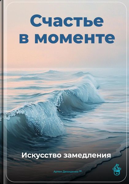 Обложка книги  «Счастье в моменте: Искусство замедления»