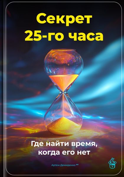 Обложка книги  «Секрет 25-го часа: Где найти время, когда его нет»