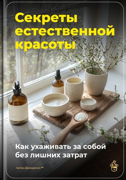 Обложка книги  «Секреты естественной красоты: Как ухаживать за собой без лишних затрат»