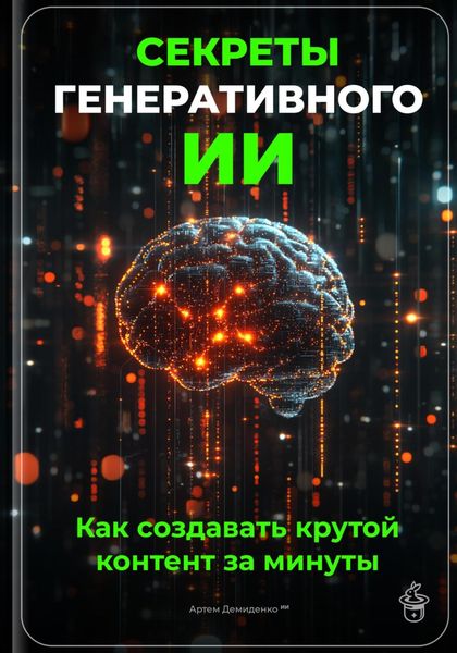 Обложка книги  «Секреты генеративного ИИ: Как создавать крутой контент за минуты»