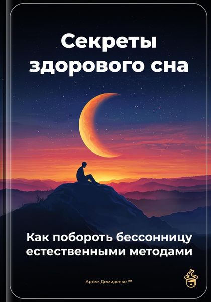 Обложка книги  «Секреты здорового сна: Как побороть бессонницу естественными методами»
