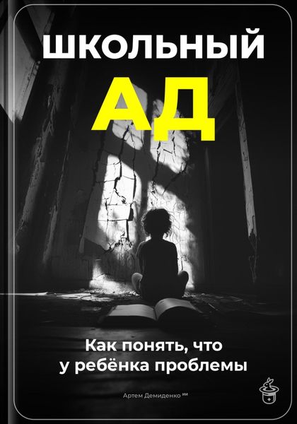 Обложка книги «Школьный ад: Как понять, что у ребёнка проблемы»