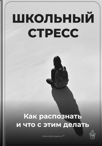 Обложка книги  «Школьный стресс: Как распознать и что с этим делать»