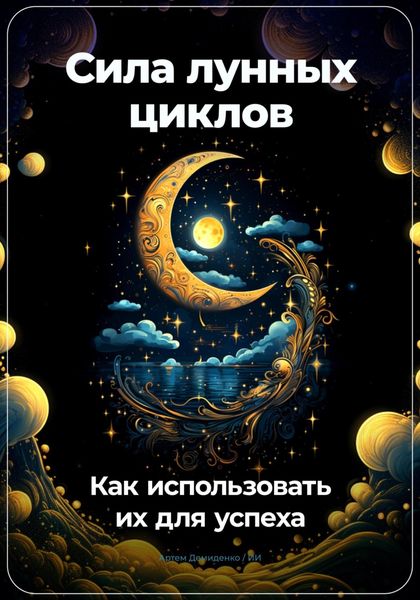 Обложка книги «Сила лунных циклов: Как использовать их для успеха»