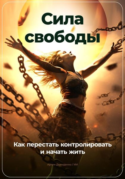 Обложка книги  «Сила свободы: Как перестать контролировать и начать жить»