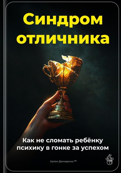 Обложка книги  «Синдром отличника: Как не сломать ребёнку психику в гонке за успехом»