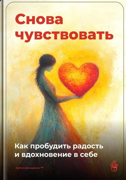 Обложка книги  «Снова чувствовать: Как пробудить радость и вдохновение в себе»
