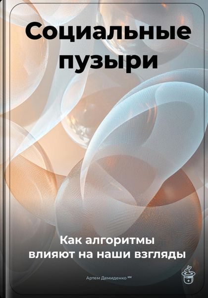 Обложка книги  «Социальные пузыри: Как алгоритмы влияют на наши взгляды»